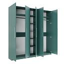 Шкаф распашной Калифорния - 5 Сумеречный Голубой