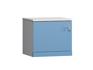 Детская стенка Банни - 1 МДФ Пастельно-Синий