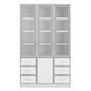 Книжный шкаф Альма - 20 Белый