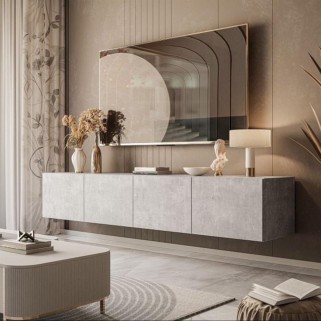 Тумба под ТВ Виго - 1 Ателье Светлое