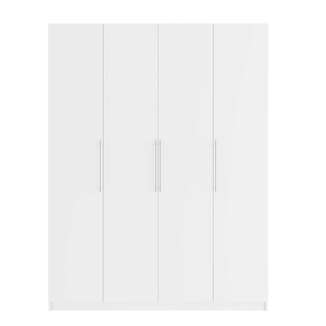 Шкаф распашной Калифорния - 4 Белый
