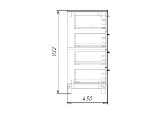 Комод Техас - 2 МДФ