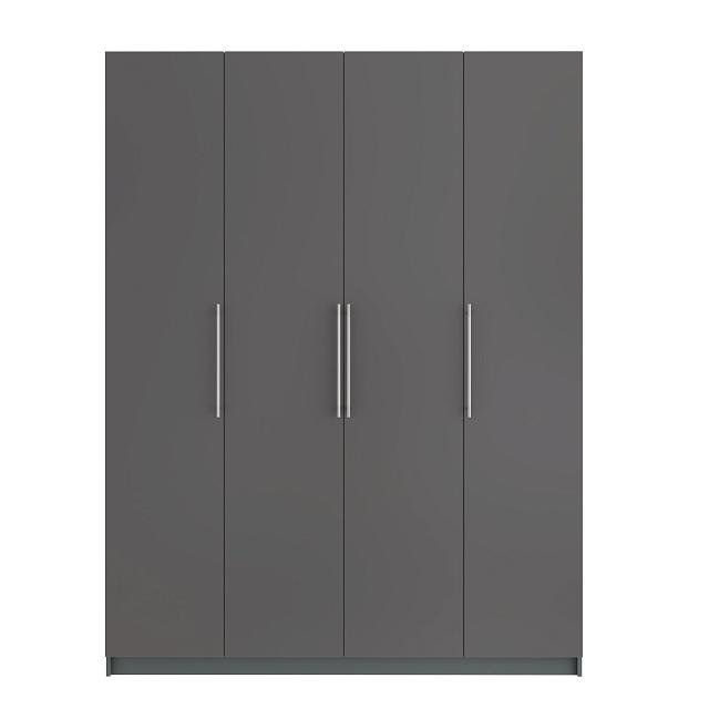 Шкаф распашной Калифорния - 4 Графит