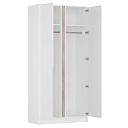 Шкаф распашной Бонди - 2 Белый