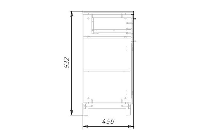 Комод Техас - 9 МДФ