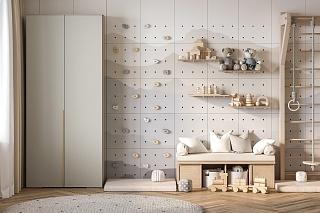 Шкаф распашной Солфорд - 2 Кашемир