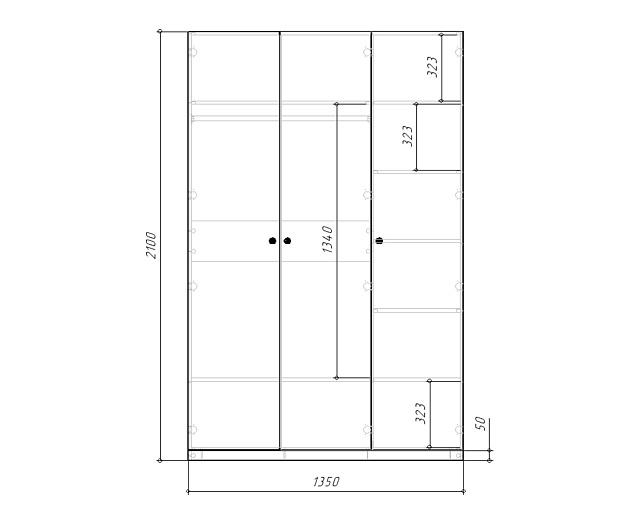 Детская стенка Банни Mini - 10 Белый