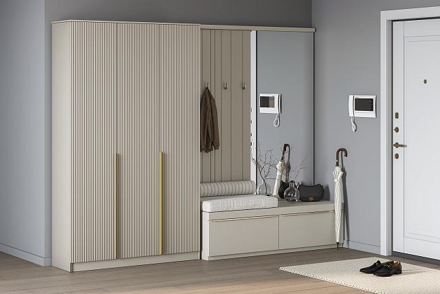 Шкаф распашной Монро - 3 Кашемир