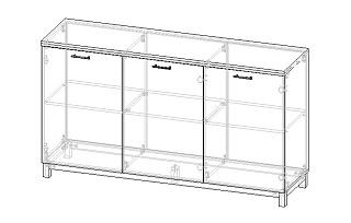 Комод Техас - 11 МДФ