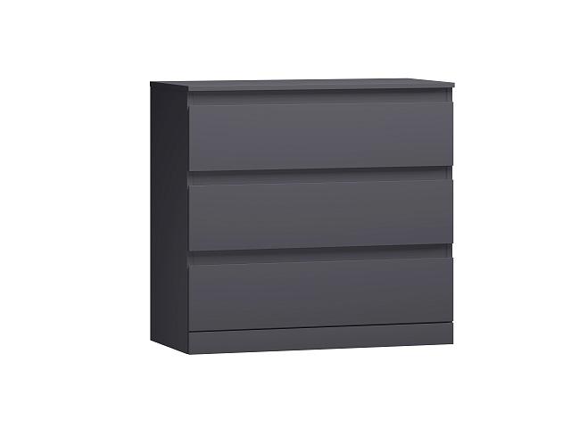 Комод Мальм - 17 Графит