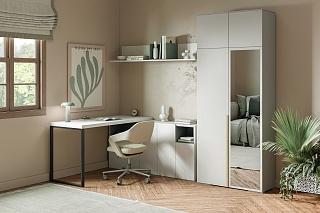 Шкаф распашной Солфорд - 2 А+З Кашемир