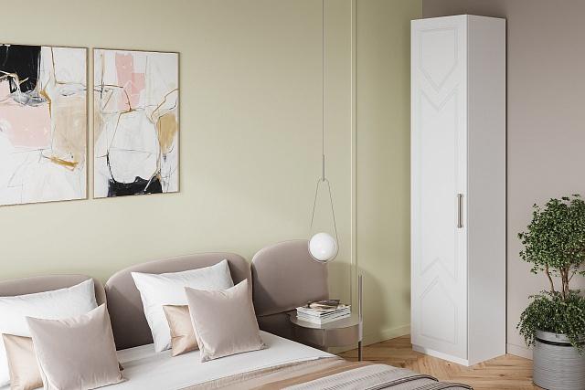 Шкаф распашной Эверест - 1 МДФ Аквамарин