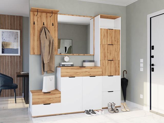 Прихожая Санти - 2 Белый