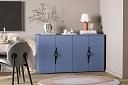 Комод Белиз - 3 Альби Полуночно-Синий
