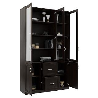 Книжный шкаф Библиограф - 3 №4 Венге