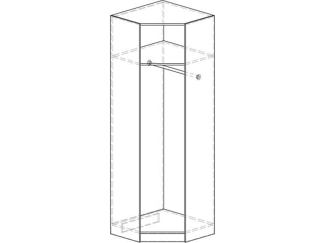 Шкаф угловой Грация - 1