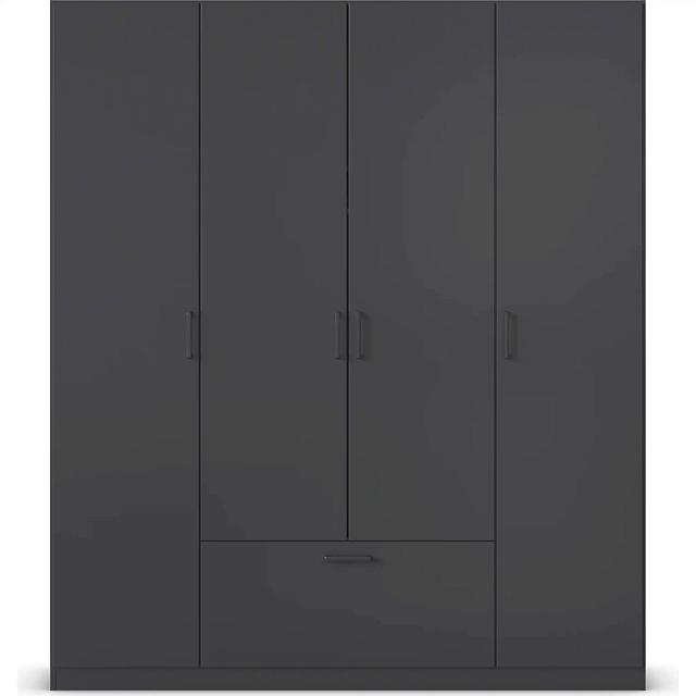 Шкаф распашной Бари - 1 Черный