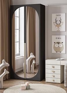 Шкаф распашной Брей - 1.2 Черный