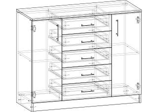 Комод Контраст - 7