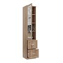 Книжный шкаф Библиограф - 1 №4 Дуб Сонома