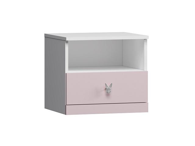 Тумба прикроватная Банни - 2 МДФ Розовый Лайт