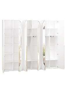 Шкаф распашной Брей - 3.2 Белый