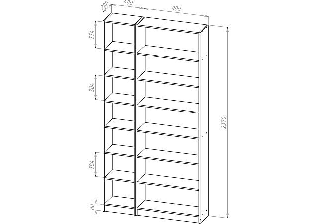 Стеллаж Билли - 02
