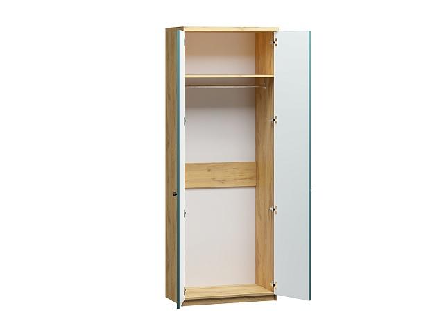 Шкаф распашной София РАХ - 8 МДФ Аквамарин