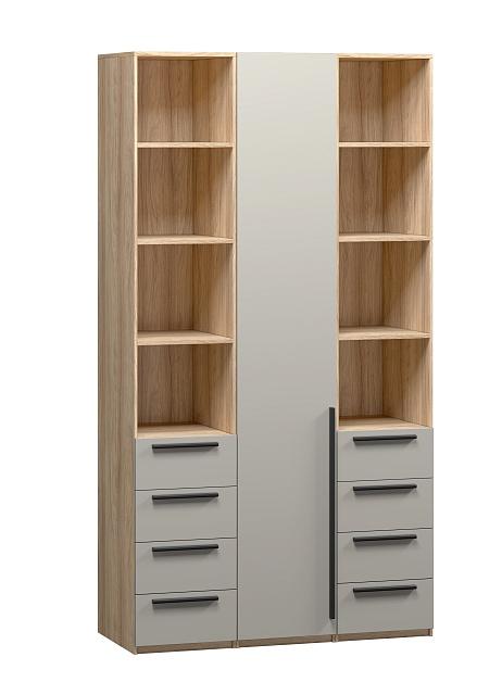 Шкаф распашной Хейсон - 28 Блэквуд Ячменный / Кашемир