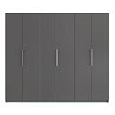 Шкаф распашной Калифорния - 6 Графит