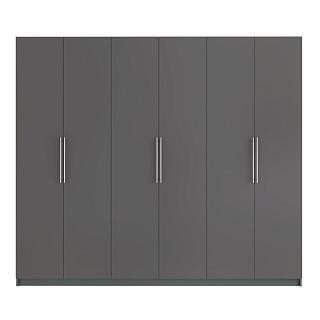 Шкаф распашной Калифорния - 6 Графит