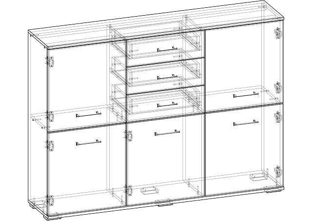 Комод Контраст - 10