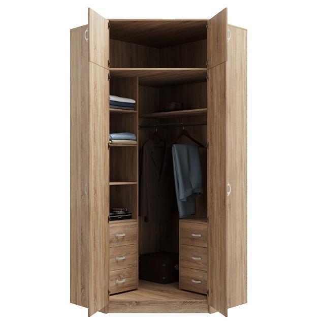 Шкаф угловой Алиса - 14 Дуб Сонома