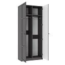 Шкаф распашной Скаген - 2 Графит