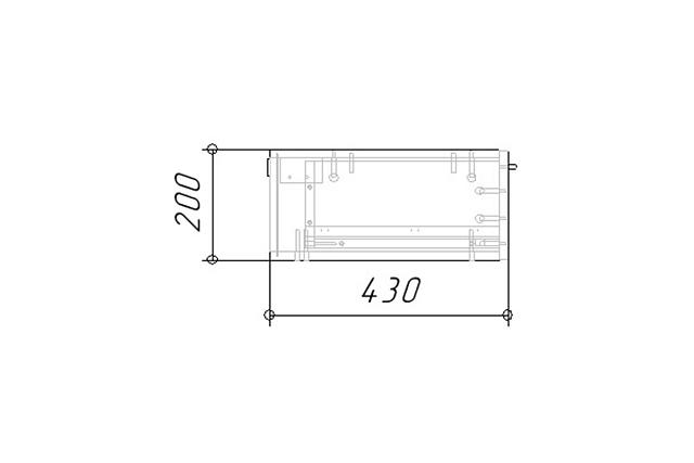 Тумба под ТВ подвесная Лорена Пакс - 3 Дуб Золотистый
