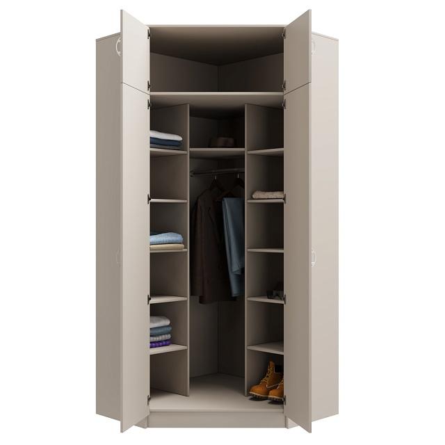 Шкаф угловой Алиса - 16 Кашемир