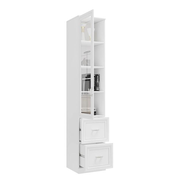 Книжный шкаф Библиограф - 1 №4 Белый