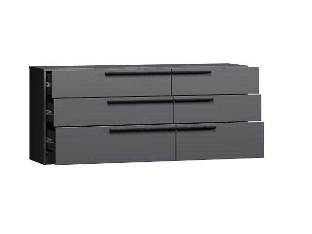 Комод Лорена Пакс - 3 Графит
