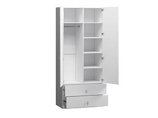 Шкаф распашной Банни Mini - 2.2 Белый