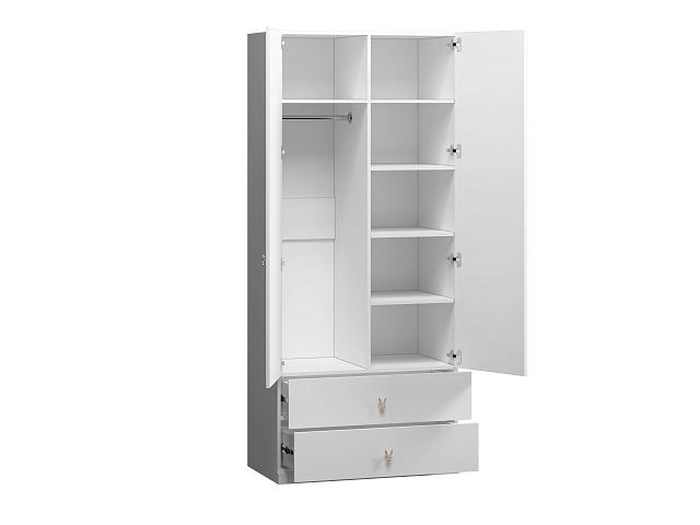 Шкаф распашной Банни Mini - 2.2 Белый