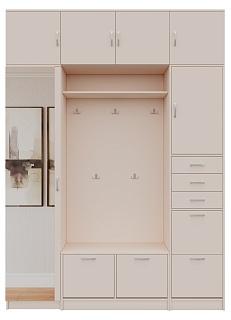 Прихожая Ольга - 8 с антресолью Кашемир