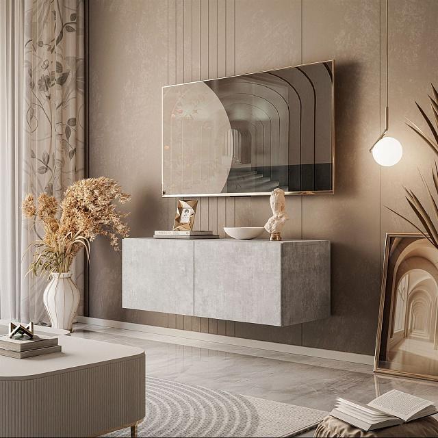 Тумба под ТВ Виго - 2 Ателье Светлое