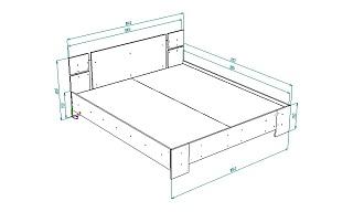 Кровать Джемма 1800