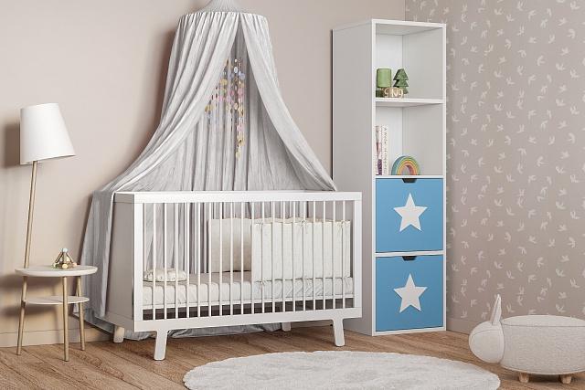 Стеллаж Kids - 16 Пастельно-Синий