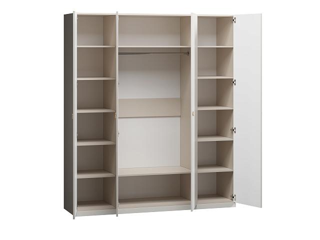 Шкаф распашной Скарабей - 4 МДФ Кашемир