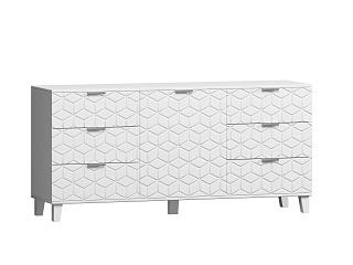Комод Марвин 33 фрезеровка 2 Белый