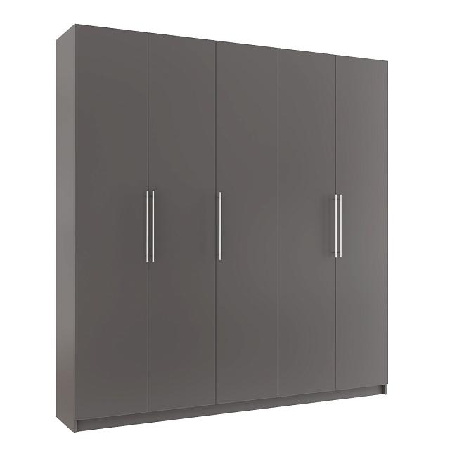 Шкаф распашной Калифорния - 5 Графит