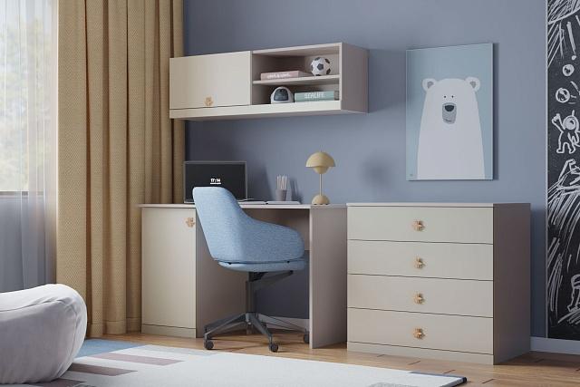 Комод Скарабей - 4 МДФ Кашемир