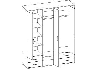 Шкаф Гармошка - 12