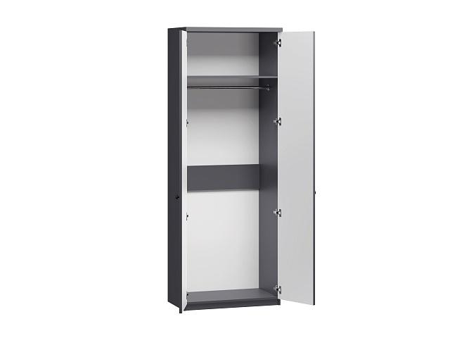 Шкаф распашной София РАХ - 2 МДФ Графит